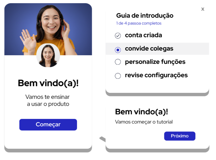 Onboarding guiado da Getdemo